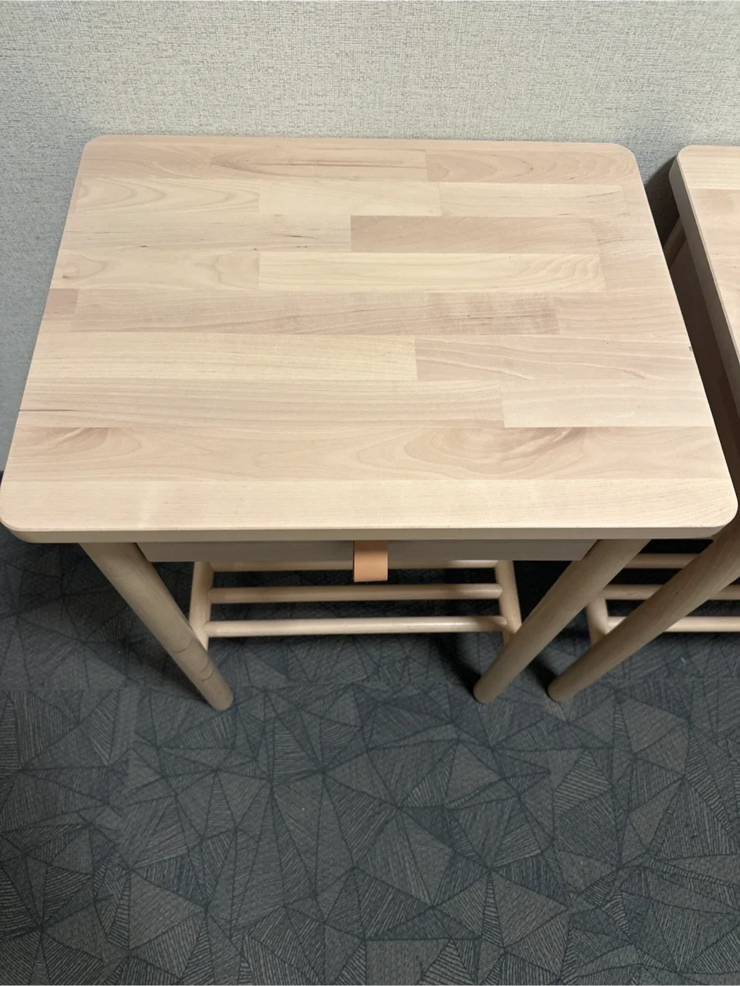 2 IKEA Bjorksas Birch Nightstands image indicator(3)