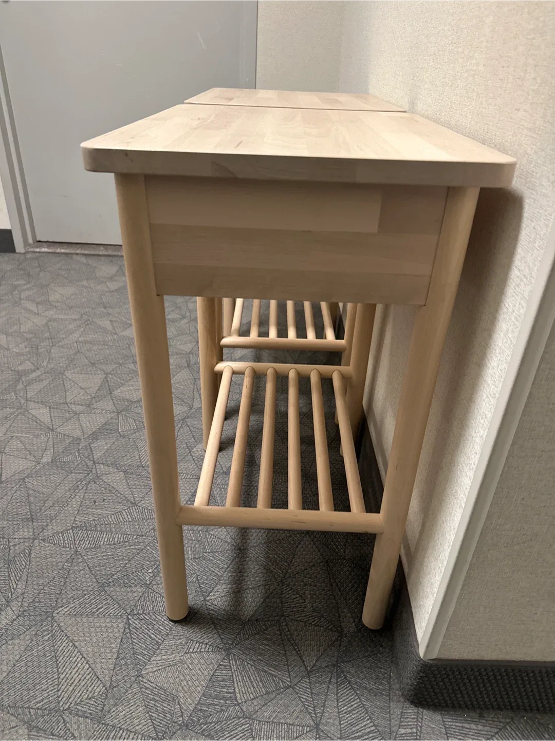 2 IKEA Bjorksas Birch Nightstands image indicator(5)