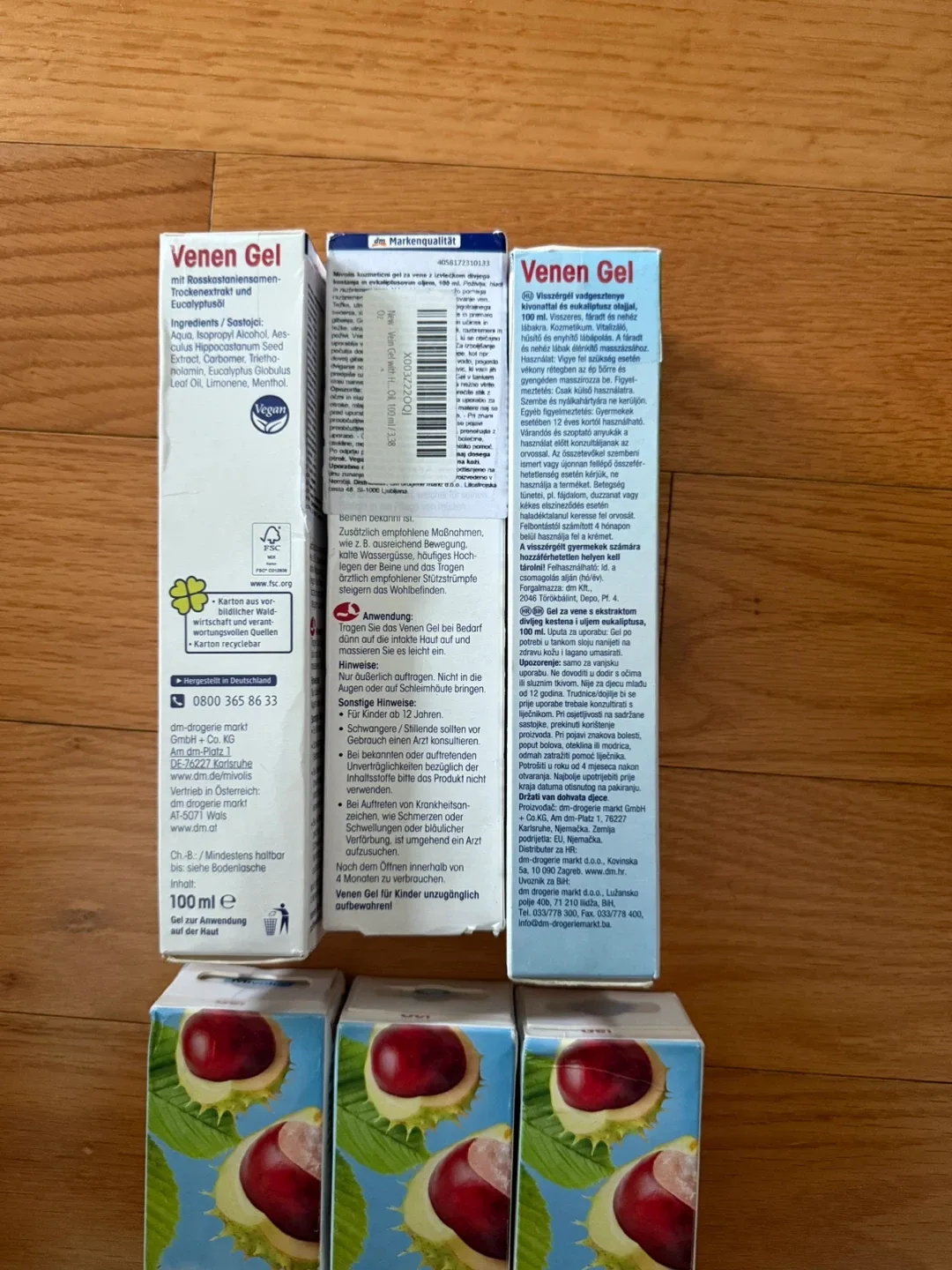 Mivolis Venen Gel with Horse Chestnut Extract, 100ml image indicator(2)