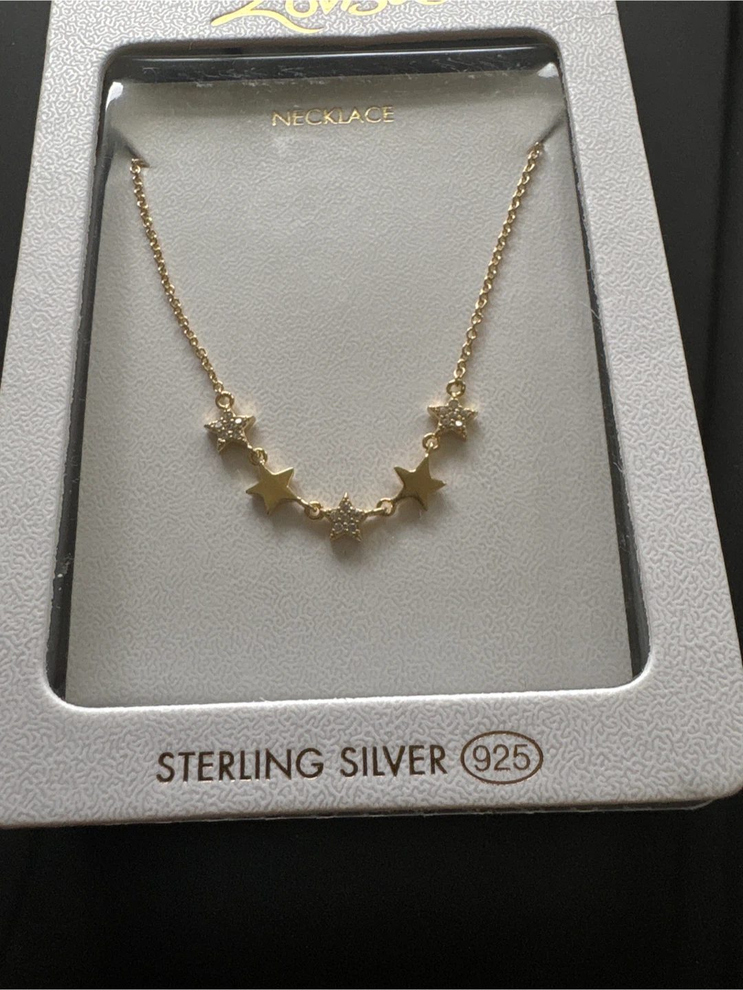 925 Sterling Silver Necklace - Gold tone - photo 3
