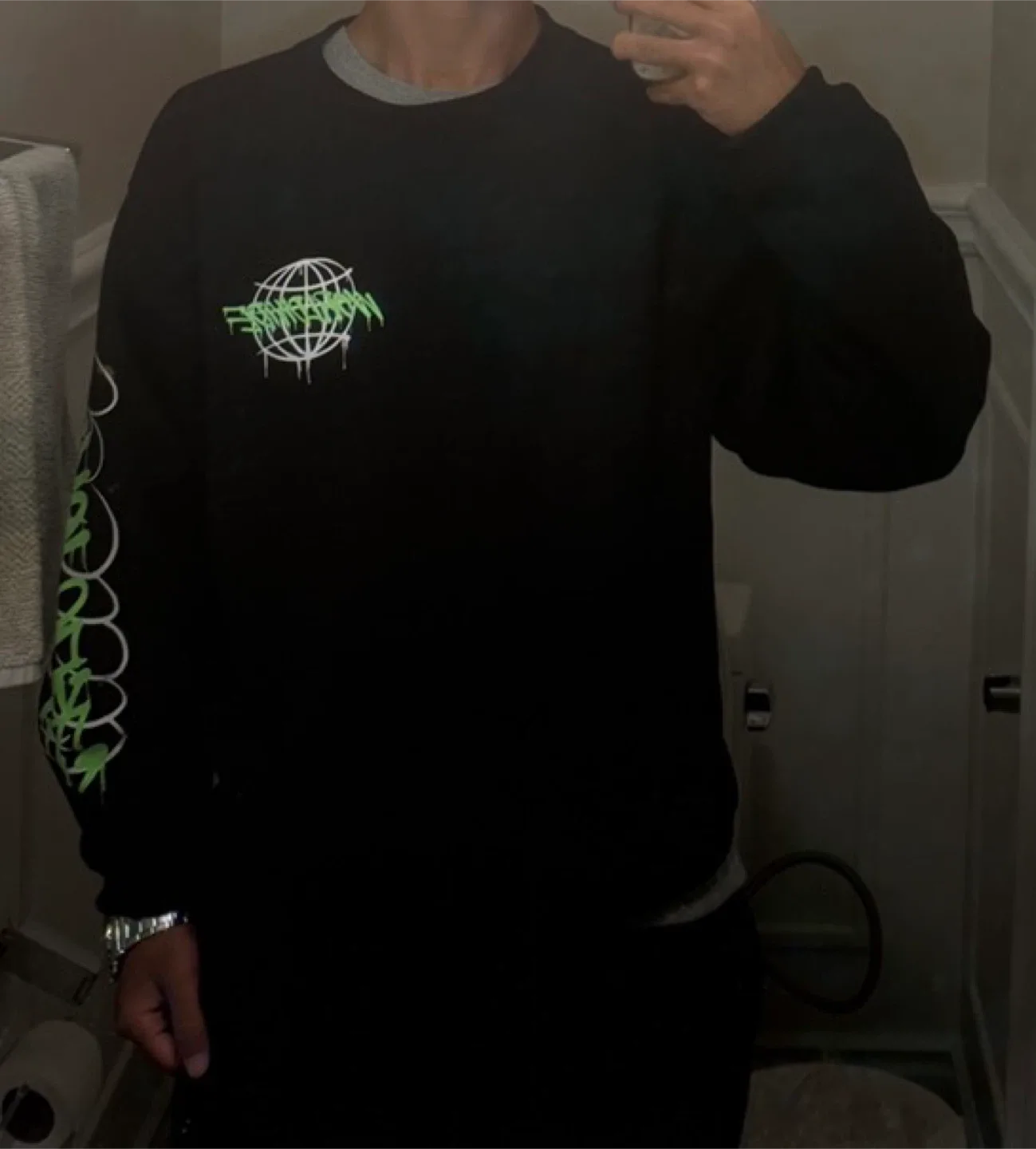 Faze Clan Black Crewneck