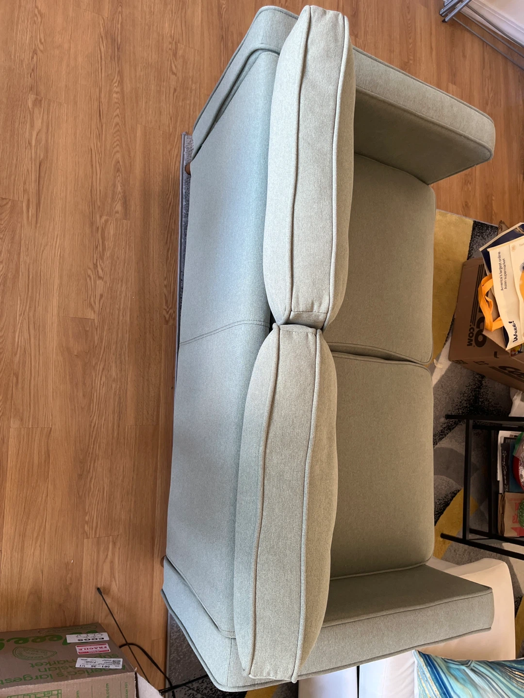 Loveseat Sofa - Light Green - photo 3