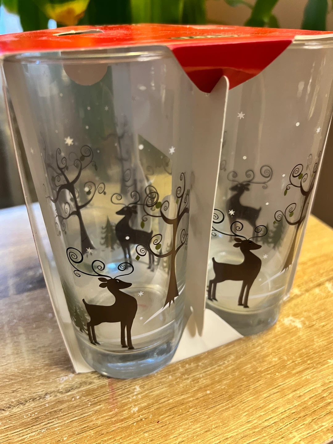 Libbey Deer Scene Drinking Glasses - New in Box! - photo 2
