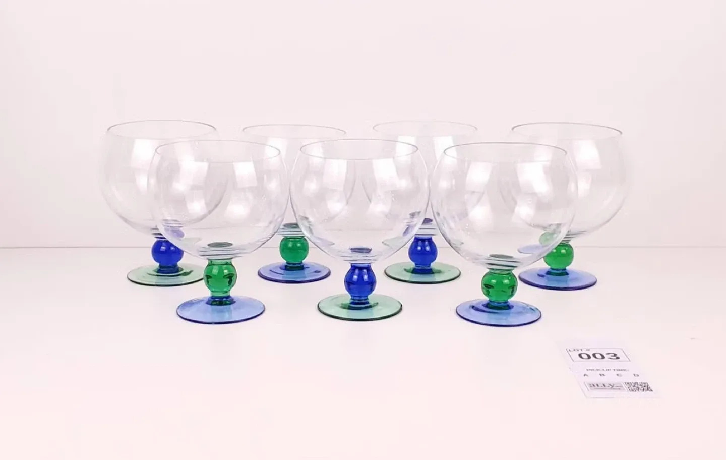 Set of 7 Balloon Wine Glasses