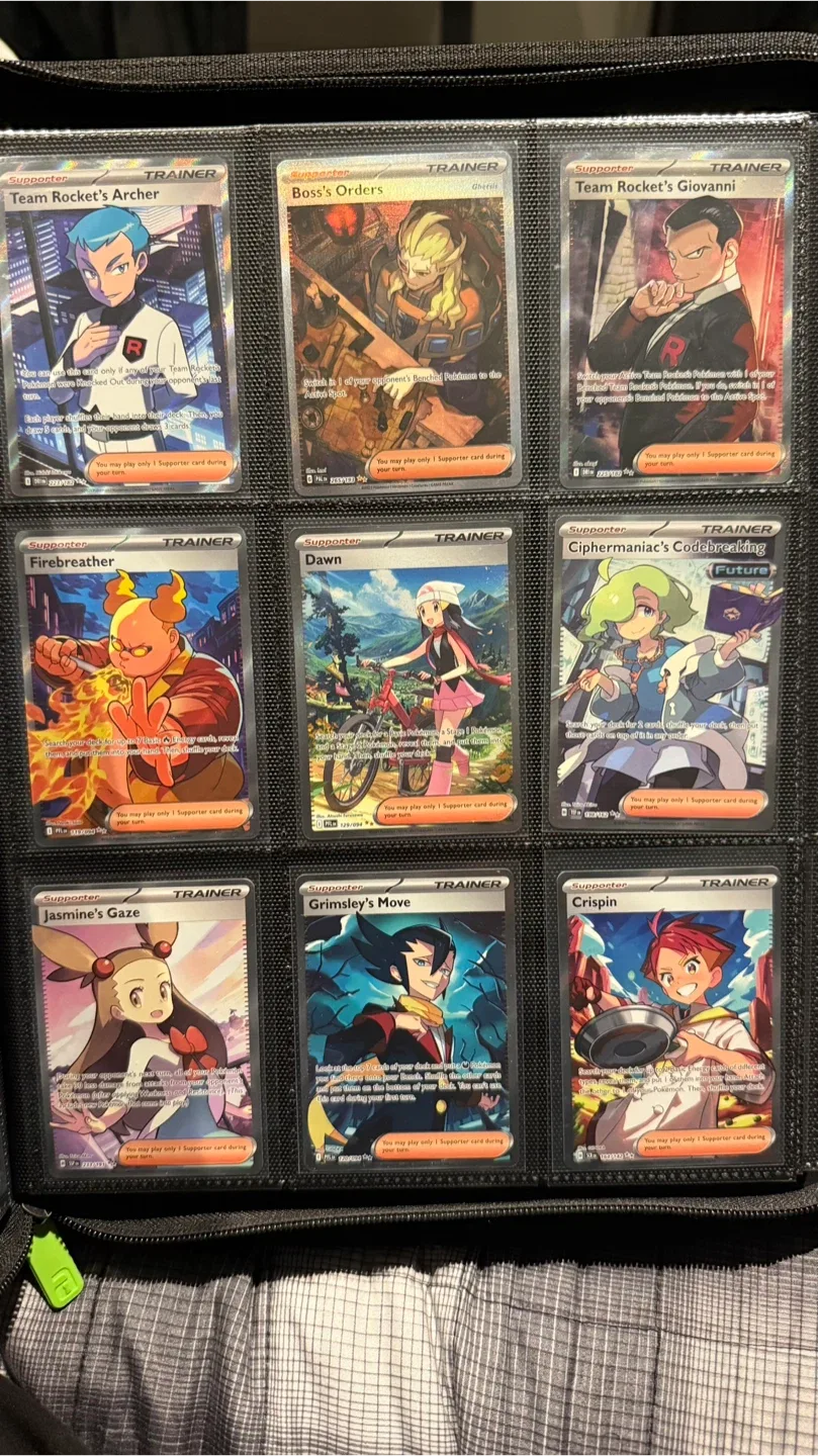 Pokemon full art trainers
