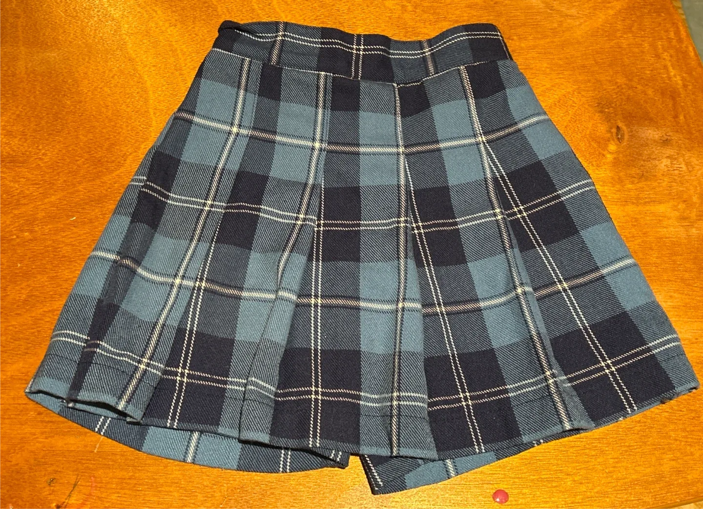 Free Cute Kids Plaid Skort