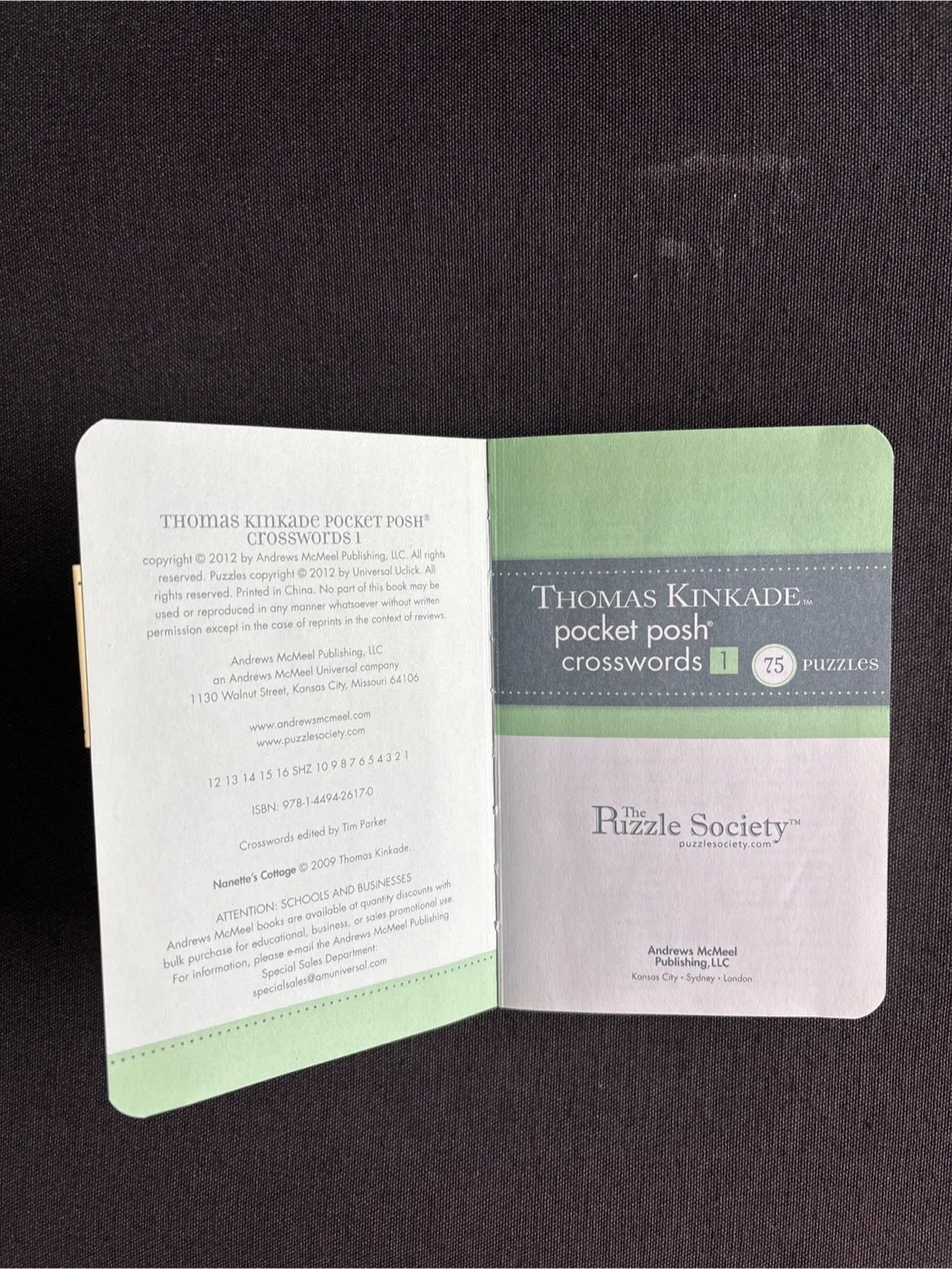 Thomas Kinkade Pocket Posh Crosswords Puzzle Book image indicator(3)