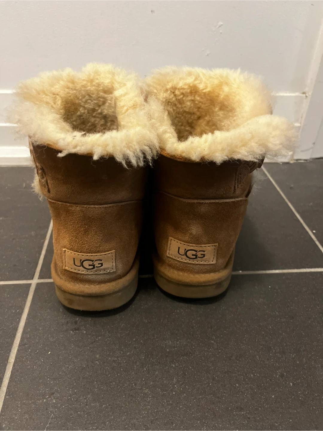 UGG Mini Bailey Button Boots - Chestnut - photo 2