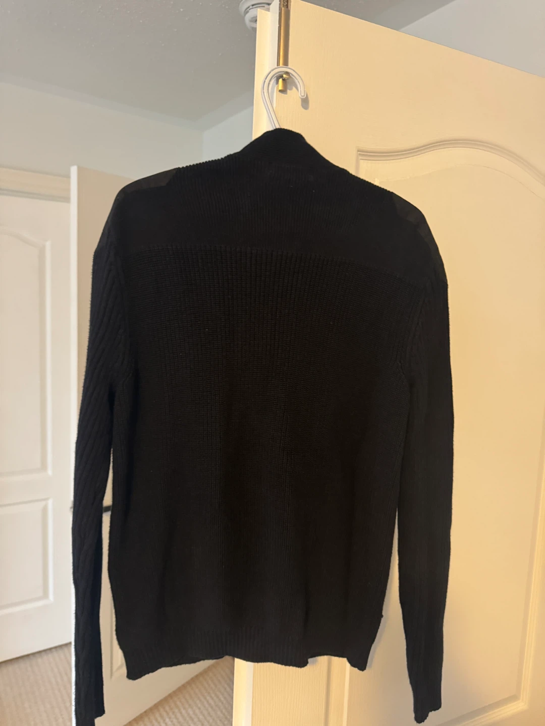 Calvin Klein Black Zip-Up Cardigan - Size L - photo 4