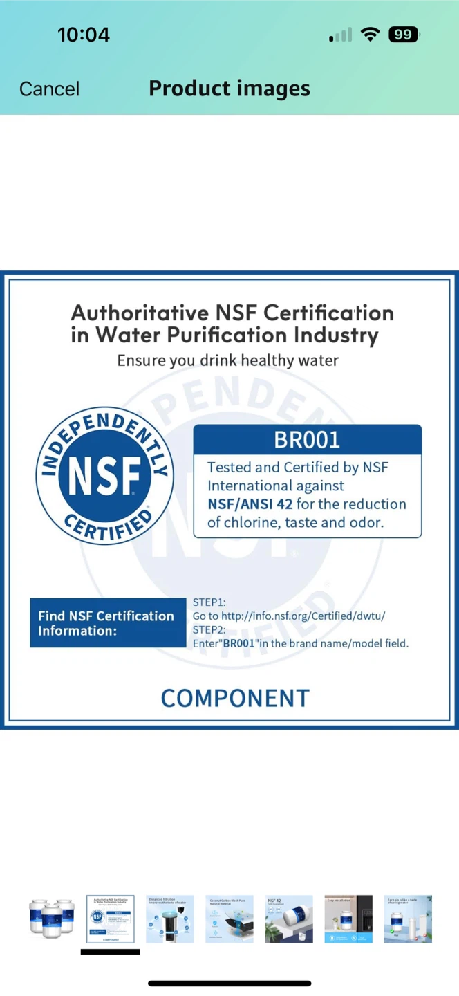 BNIB water filters for GE refrigerator - photo 3