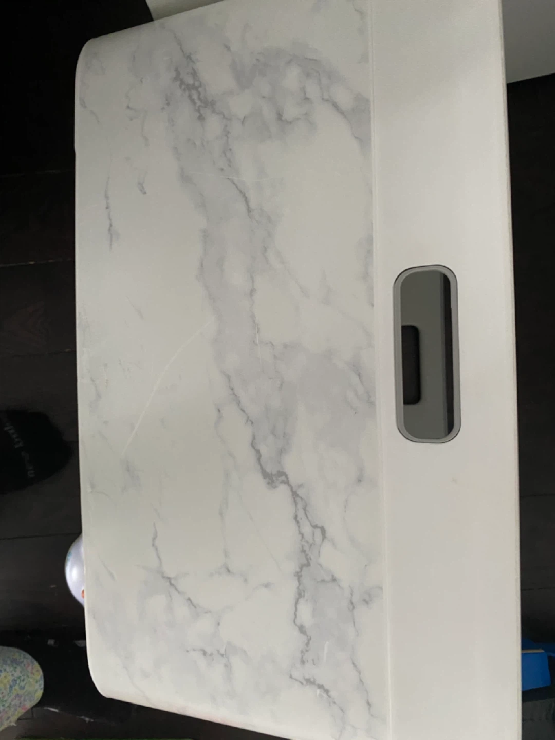 Laundry Basket - White Marble Design - photo 3