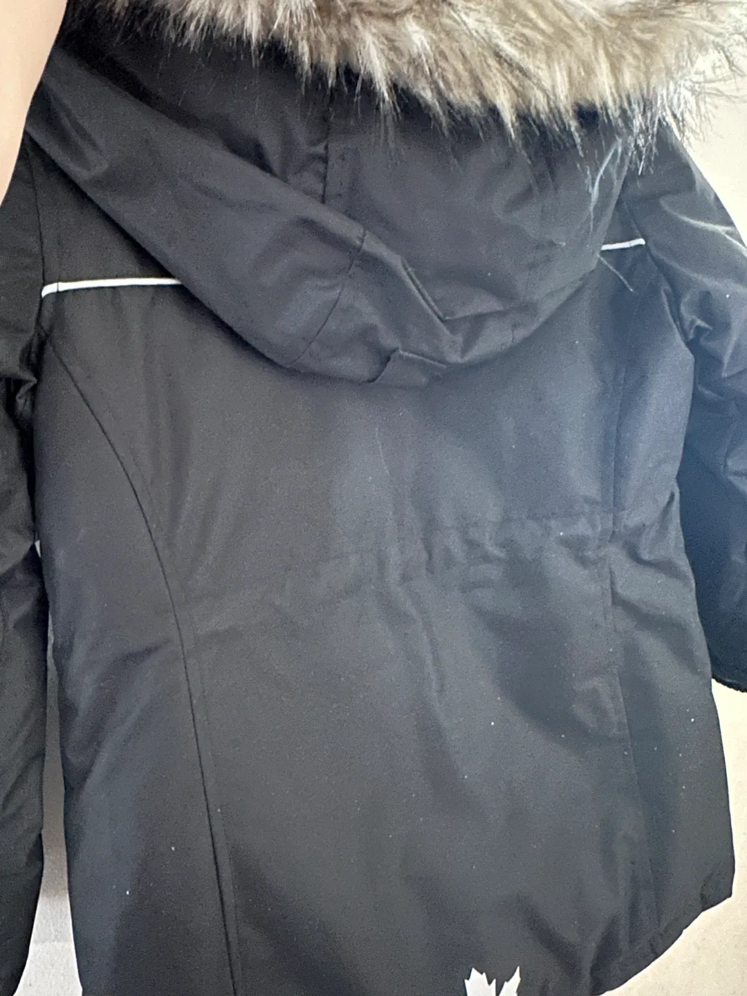 Canadiana Girls' Black Winter Parka - Size S/P 6 image indicator(2)