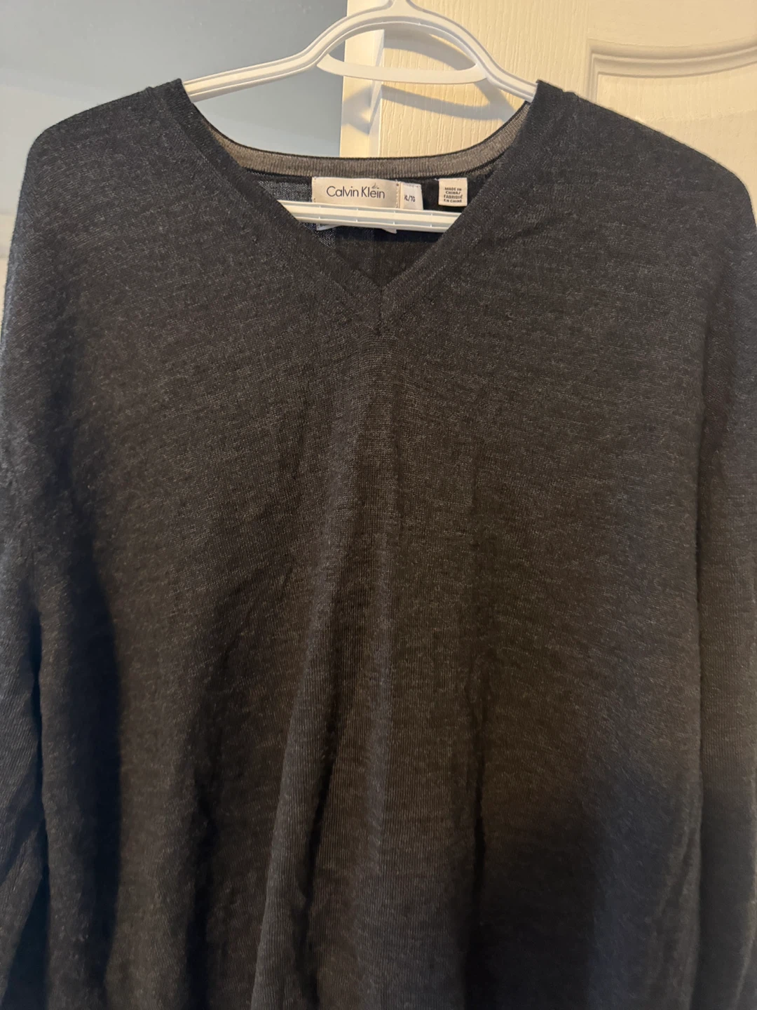 Calvin Klein Sweater - XL/TG - Charcoal