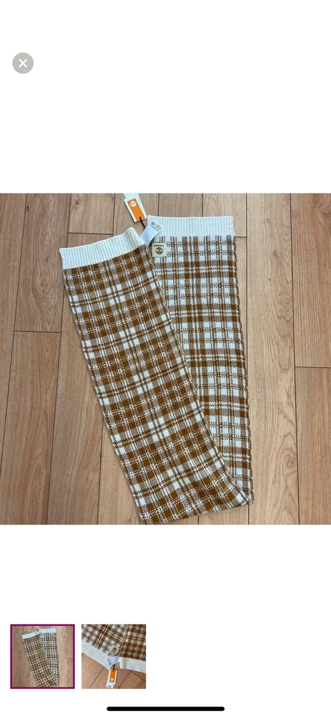 Timberland Leg Warmers - Brown & White