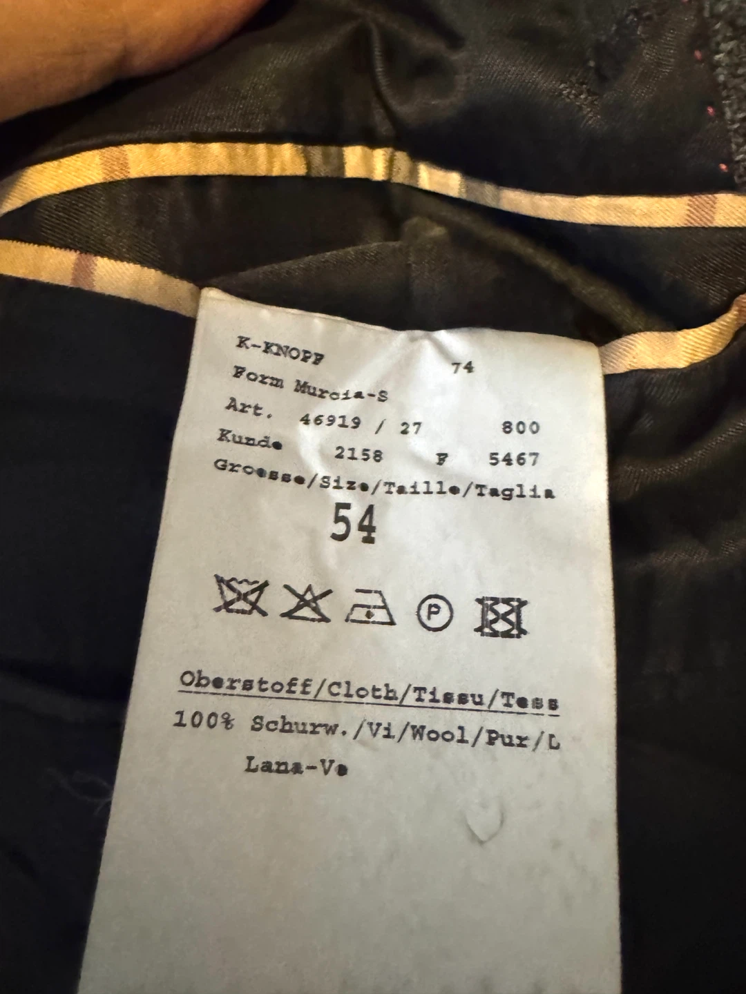 Burberry London Wool Blazer - Size 54 - photo 3