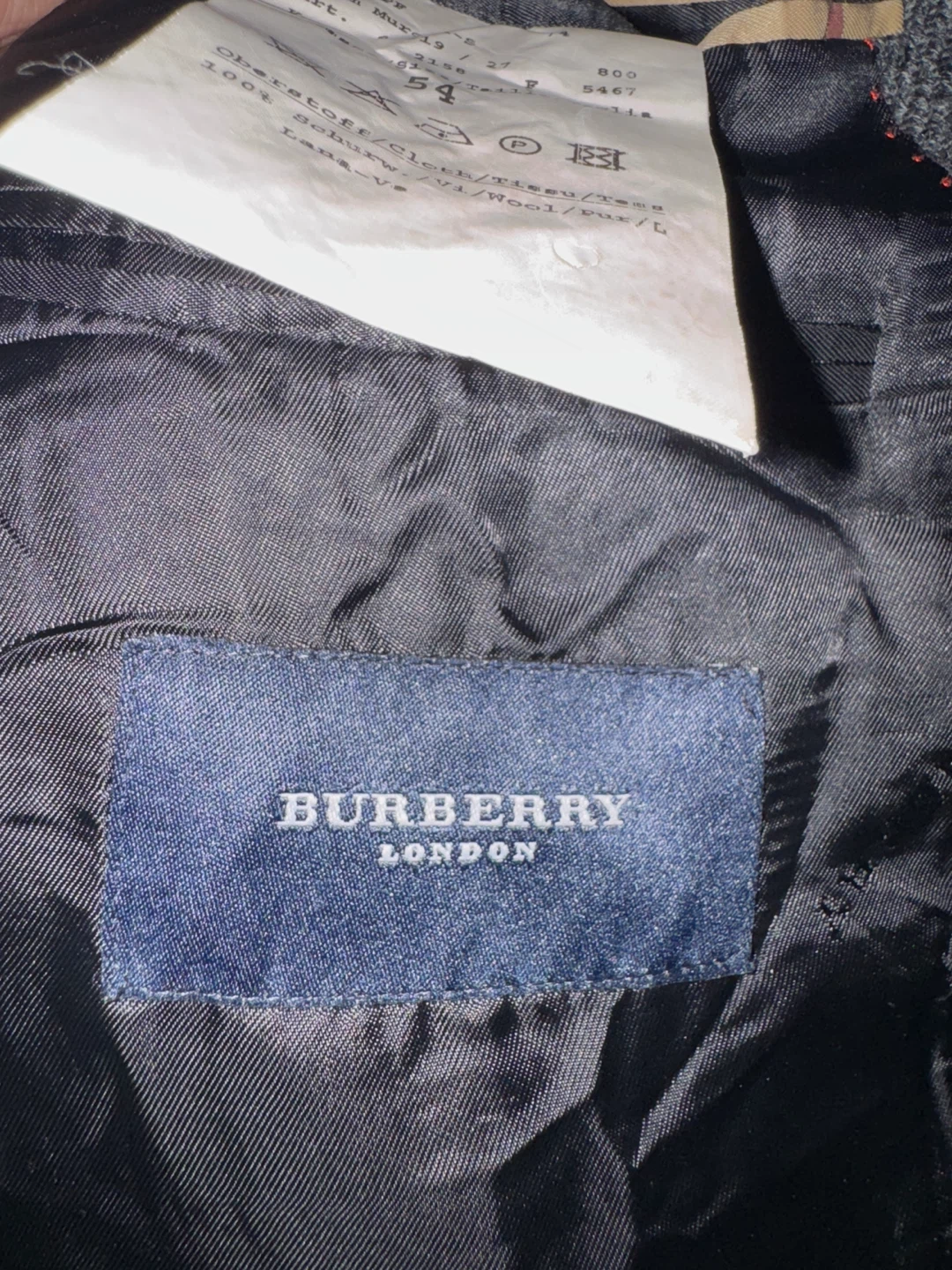 Burberry London Wool Blazer - Size 54 - photo 2