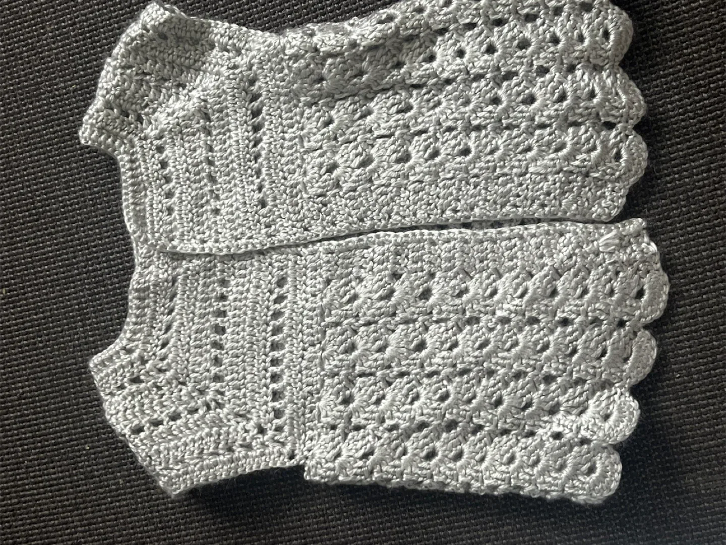 Handmade Crochet Baby Vest