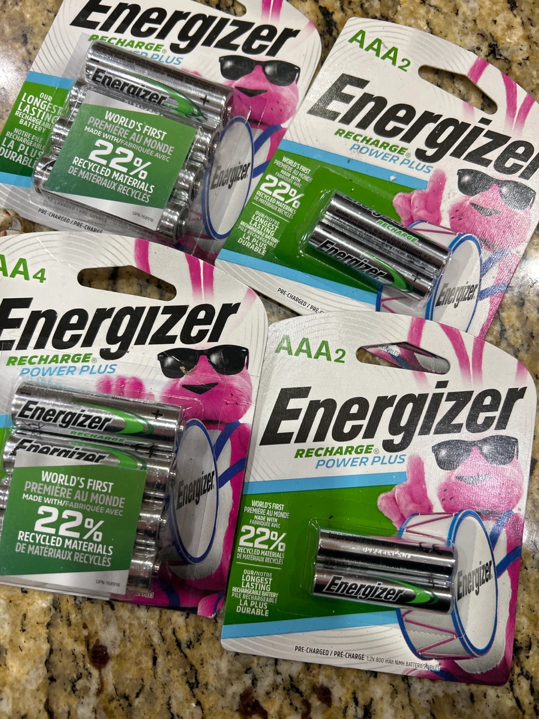 Energizer Recharge Power Plus AAA/AA Batteries