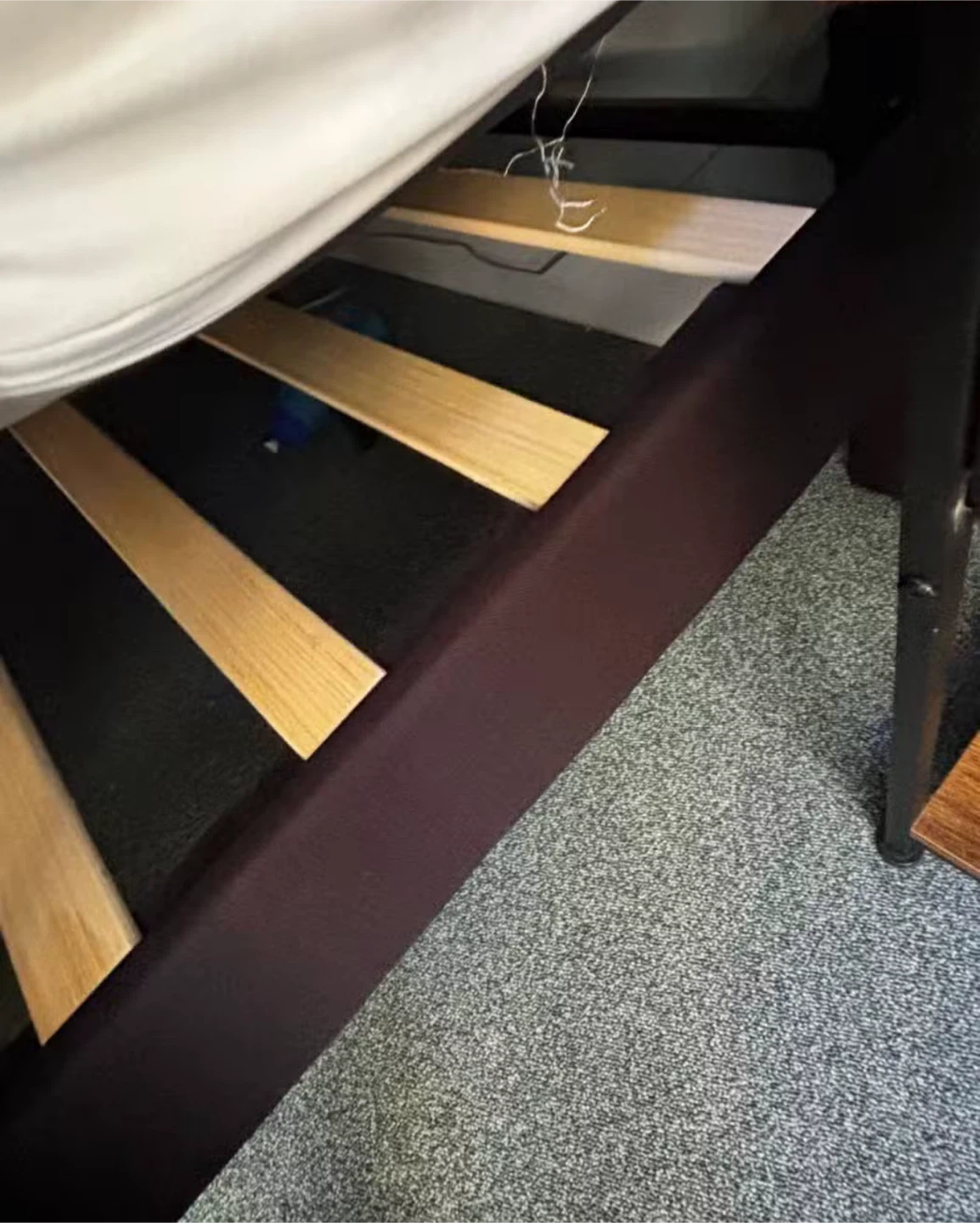 Upholstered king Bed Frame with Headboard - photo 2