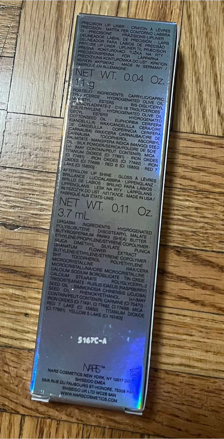 NARS Line & Shine Lip Duo - Rosebud/Orgasm - photo 2