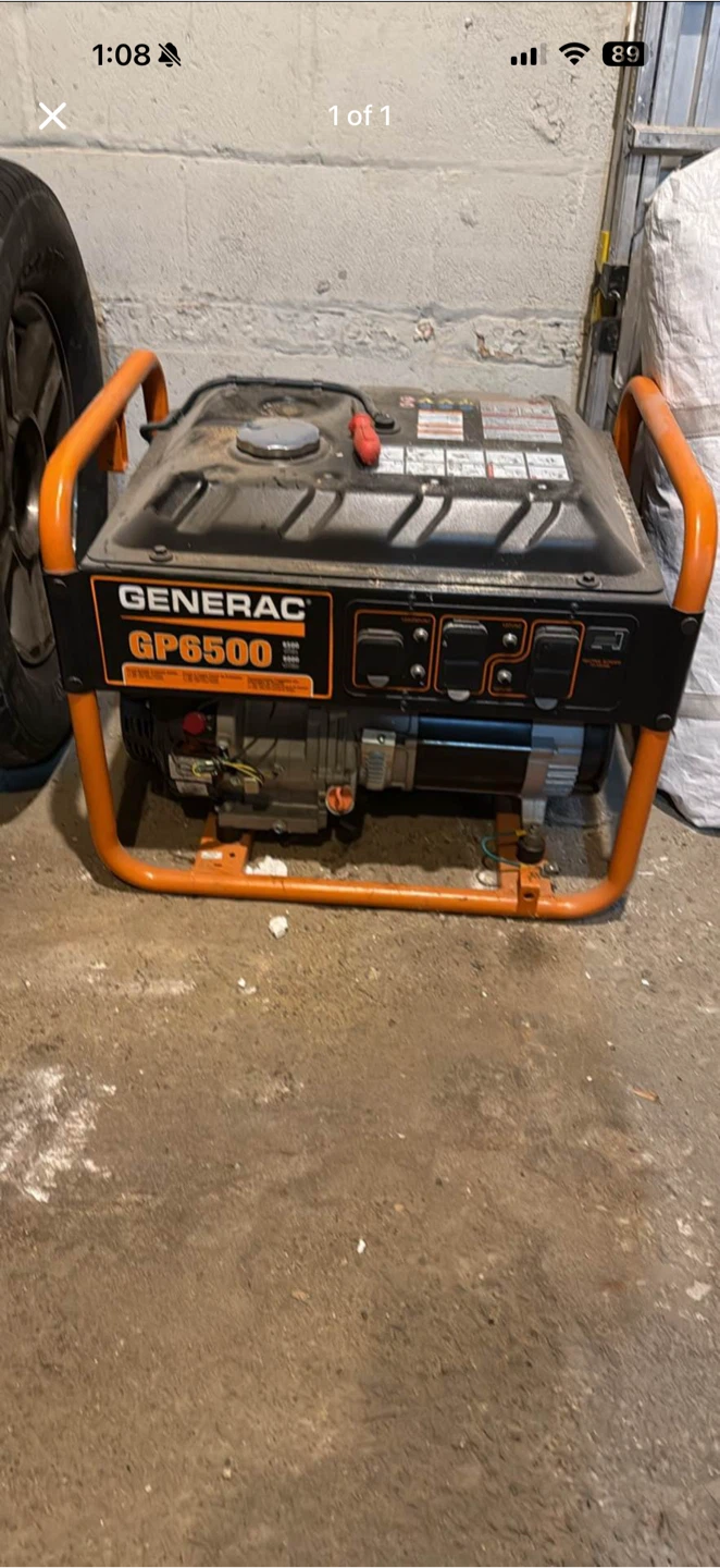 Generac GP6500 Portable Generator