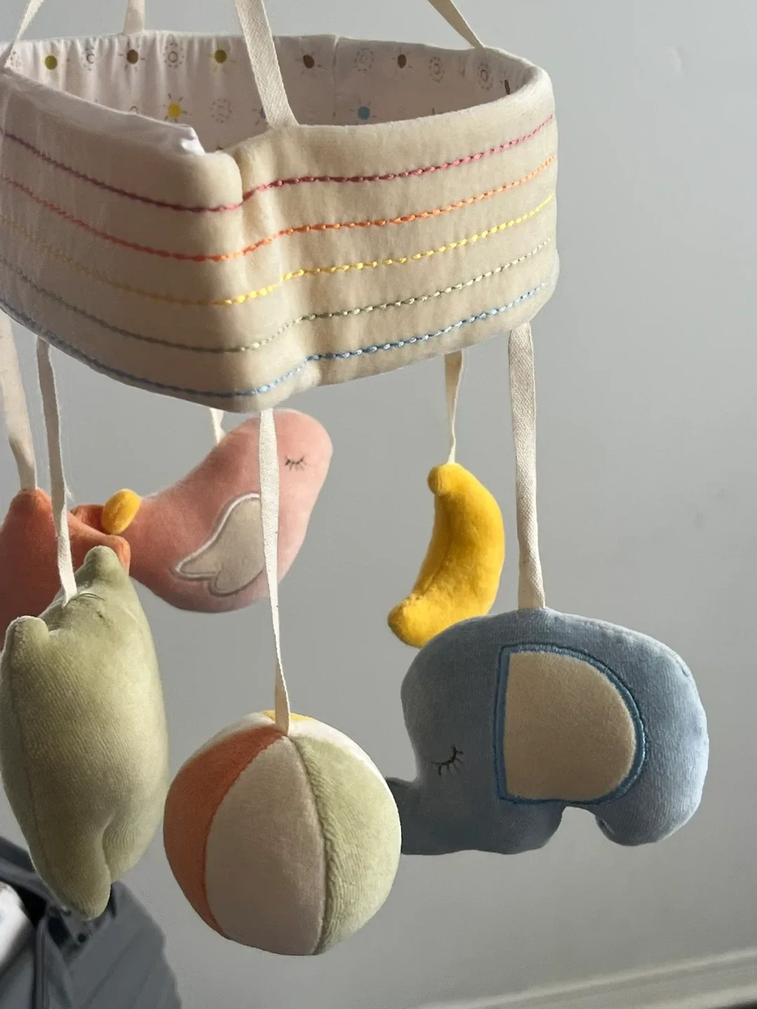 Baby Mobile with Bird, Owl, Star