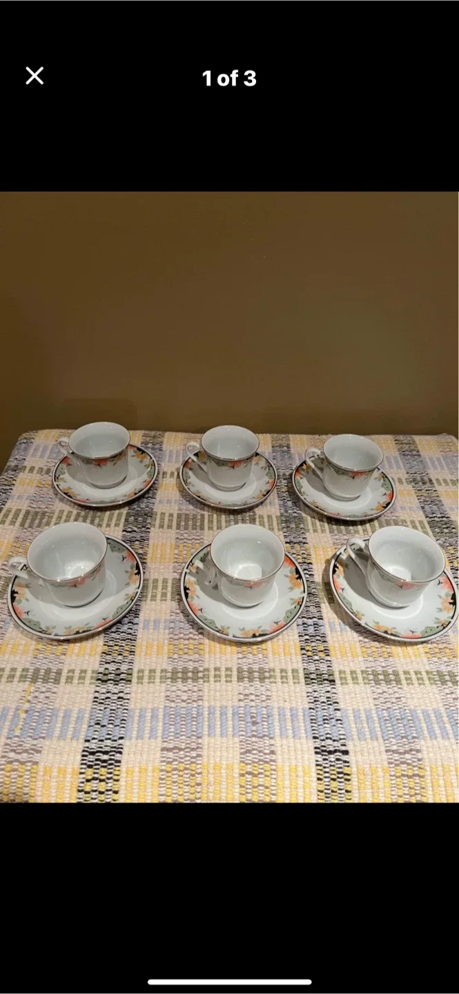 Espresso Floral coffee ☕️ set