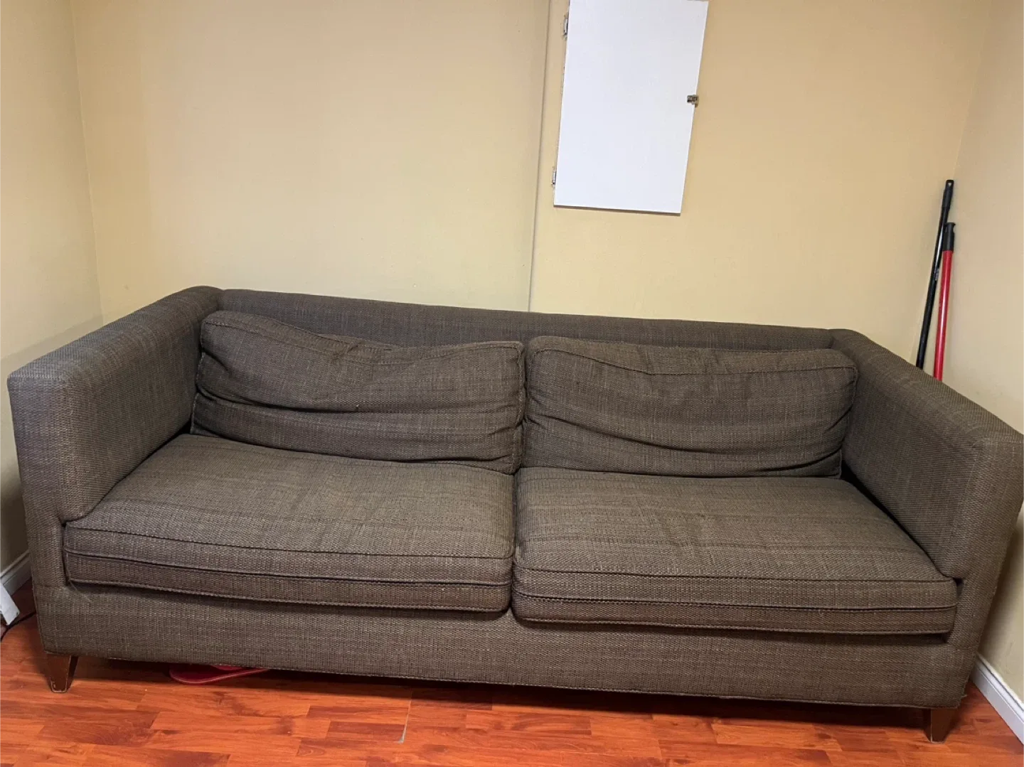 Brown Fabric Sofa