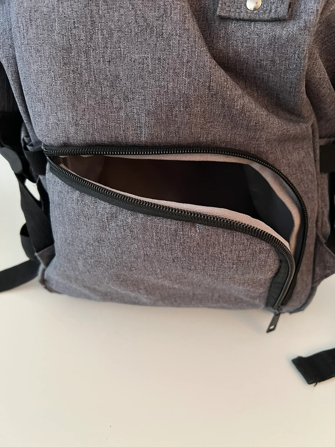 KiddyCare Diaper Bag Backpack - Grey - photo 3