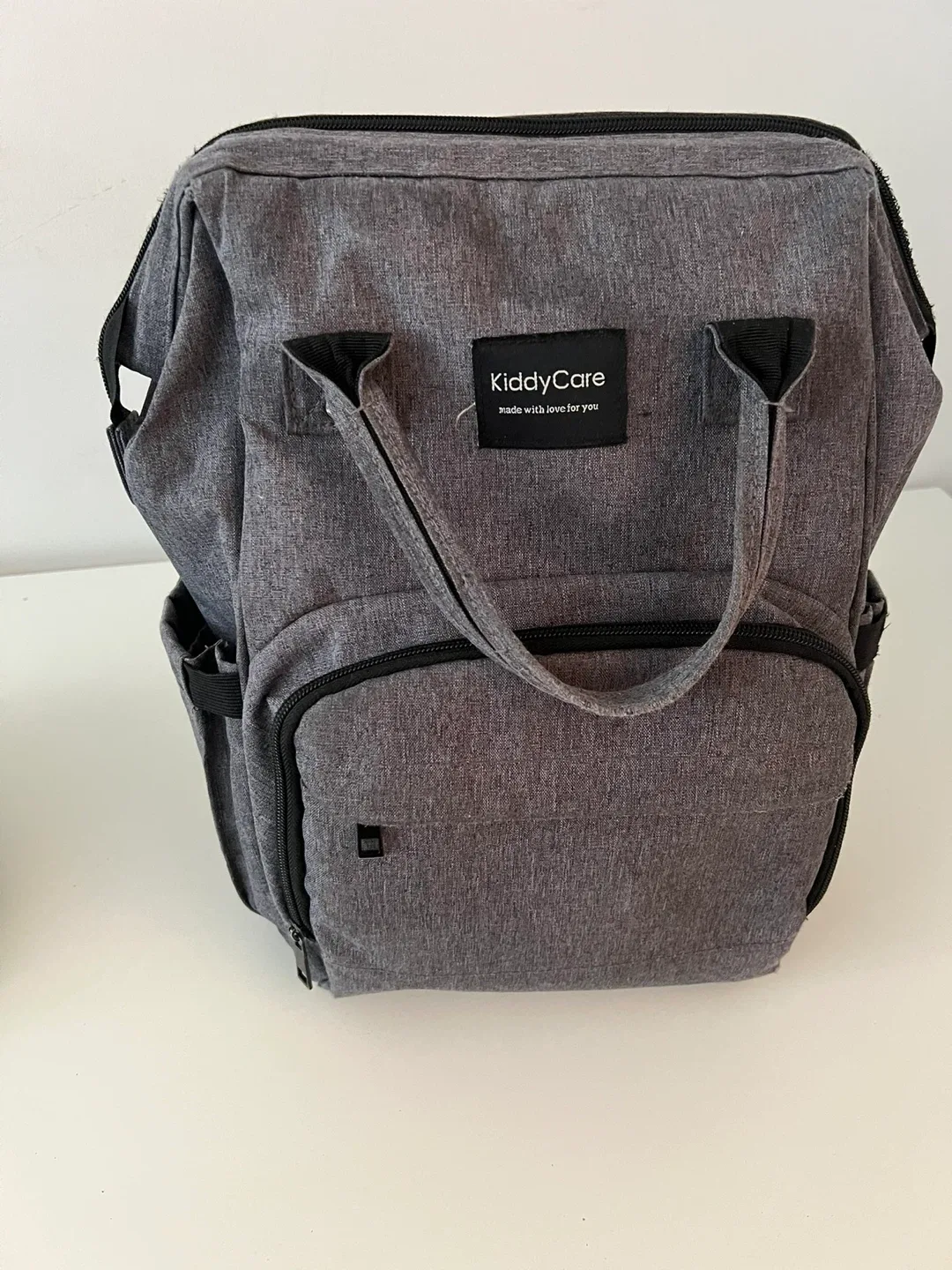 KiddyCare Diaper Bag Backpack - Grey