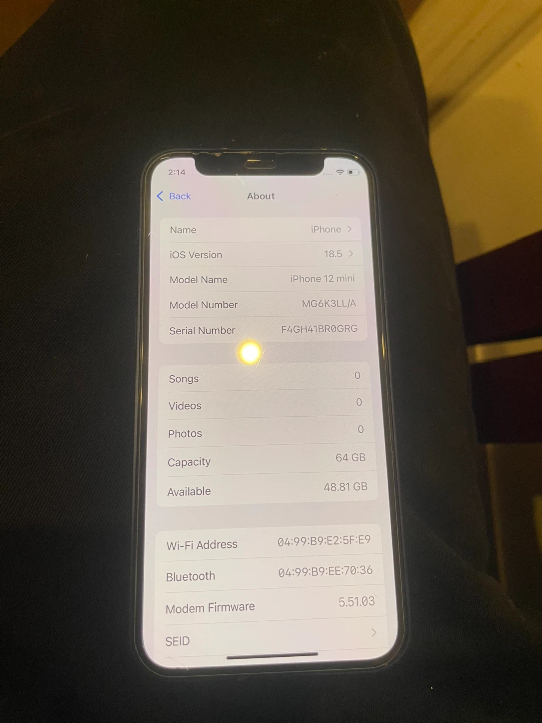 iPhone 12 mini 64GB Blue - photo 2