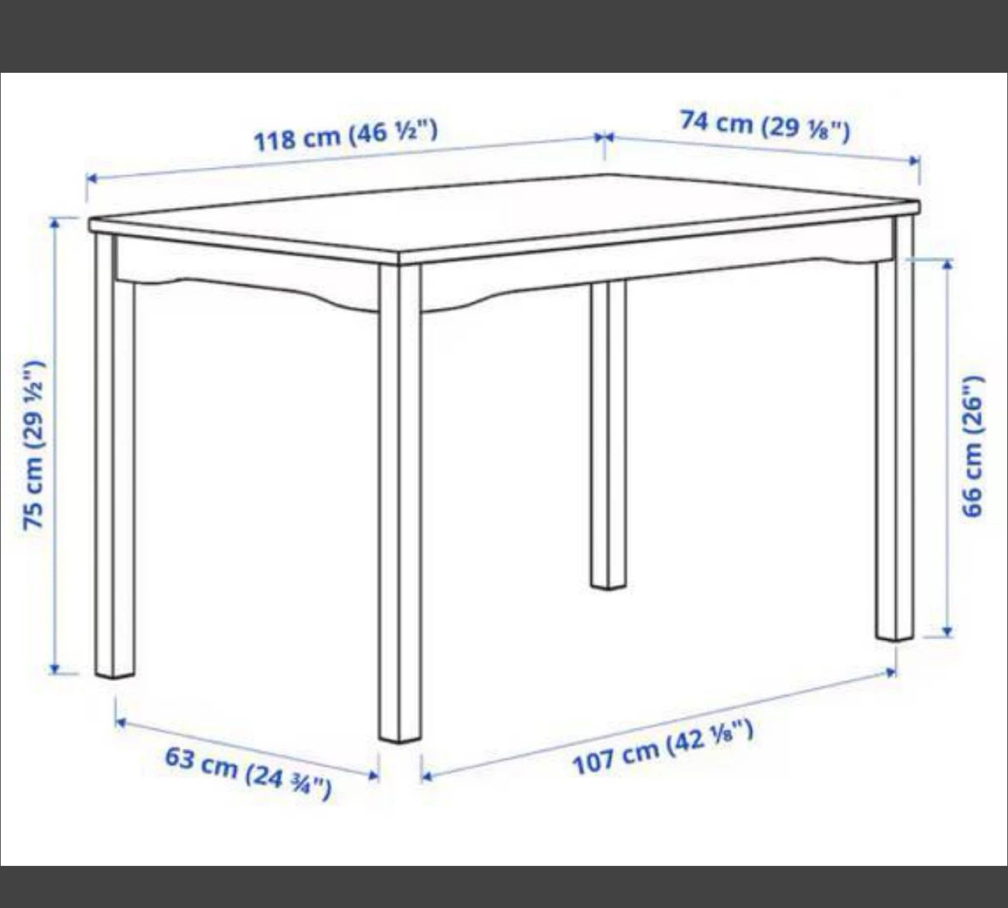 Wooden Dining Table with 4 Chairs - photo 5