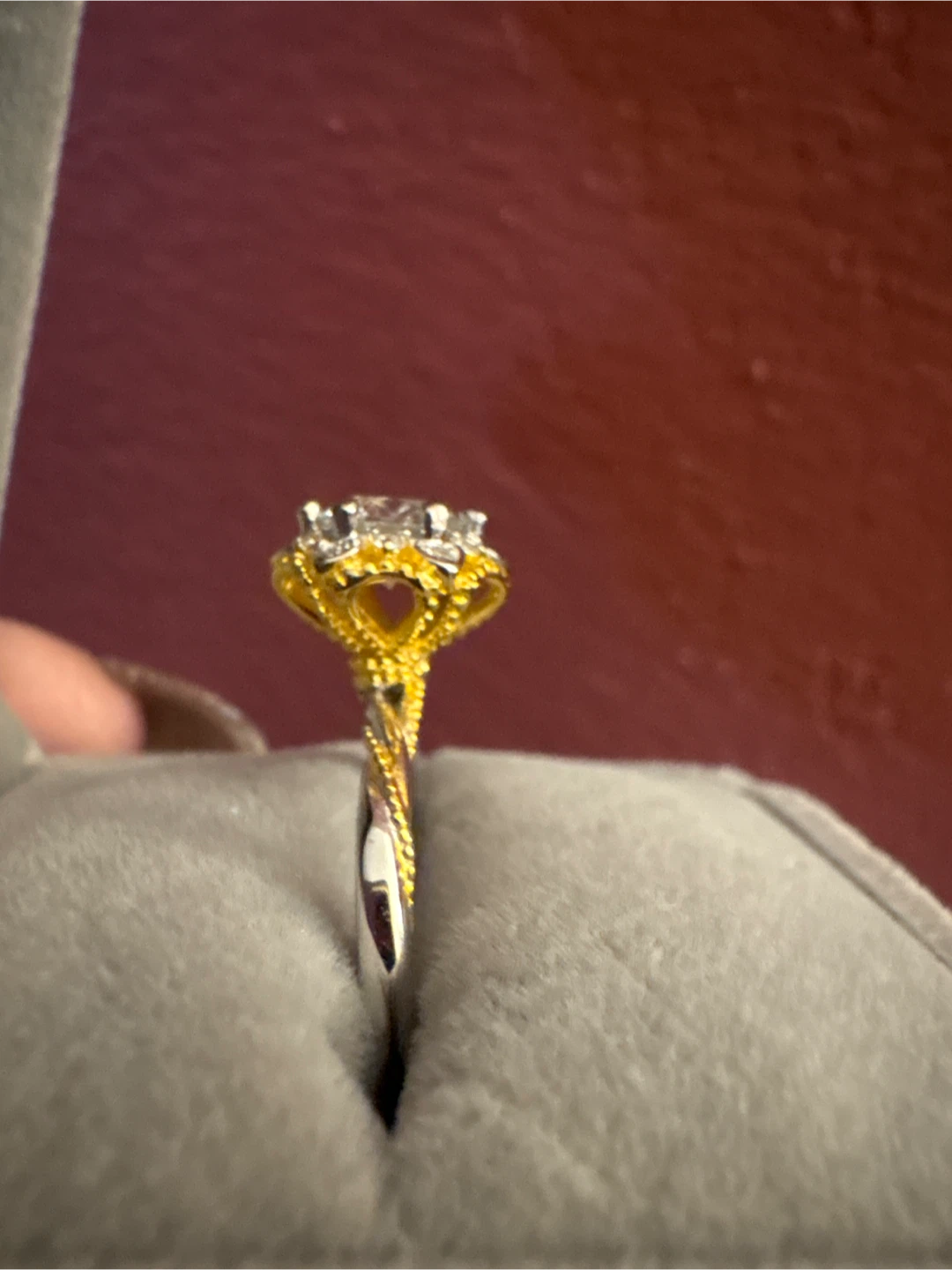 New Genuine 2 carat 925 silver Moissonite Diamond Ring - photo 4