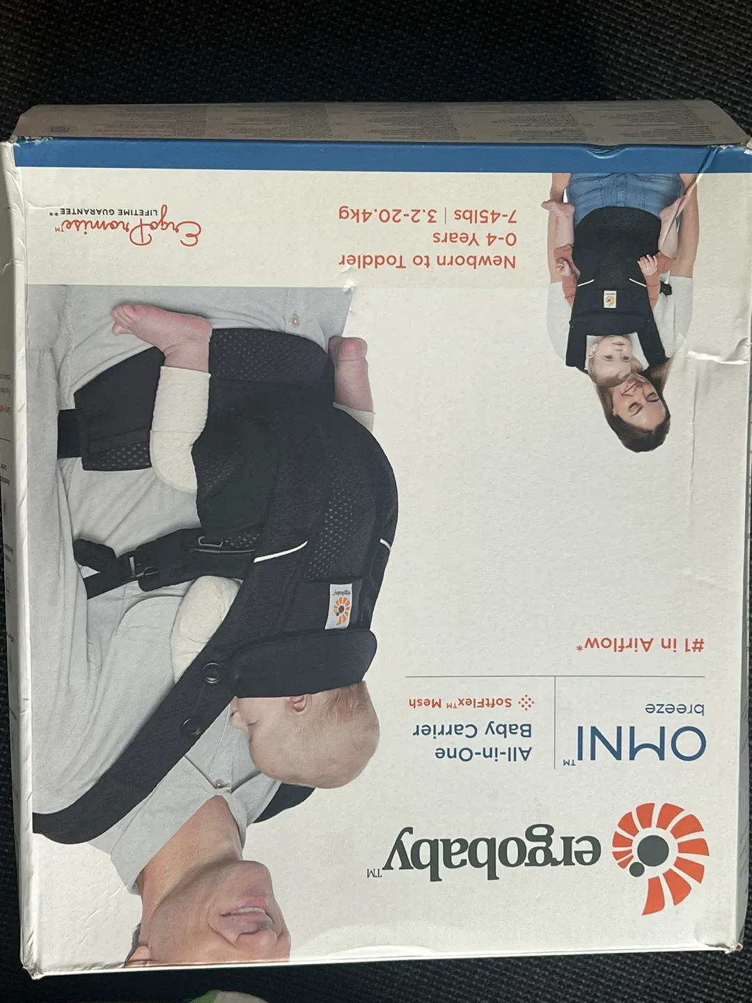 Ergobaby Omni Breeze Baby Carrier - Onyx Black