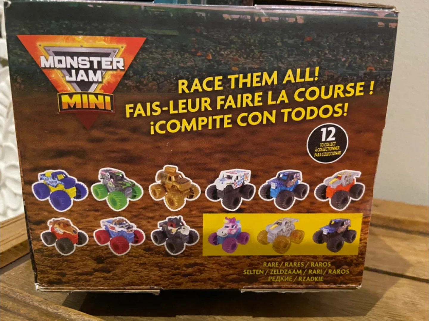 New Monster Jam, Mini Mystery Collectible Monster Trucks 12-Pack image indicator(4)