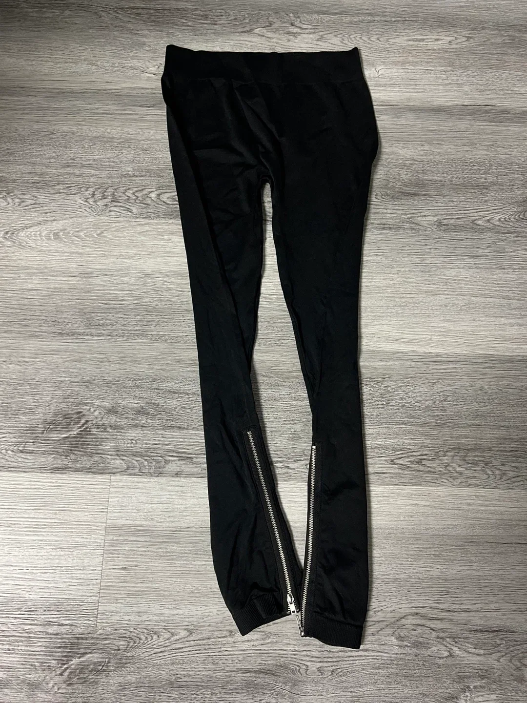 Bebe Black Zippered Leggings