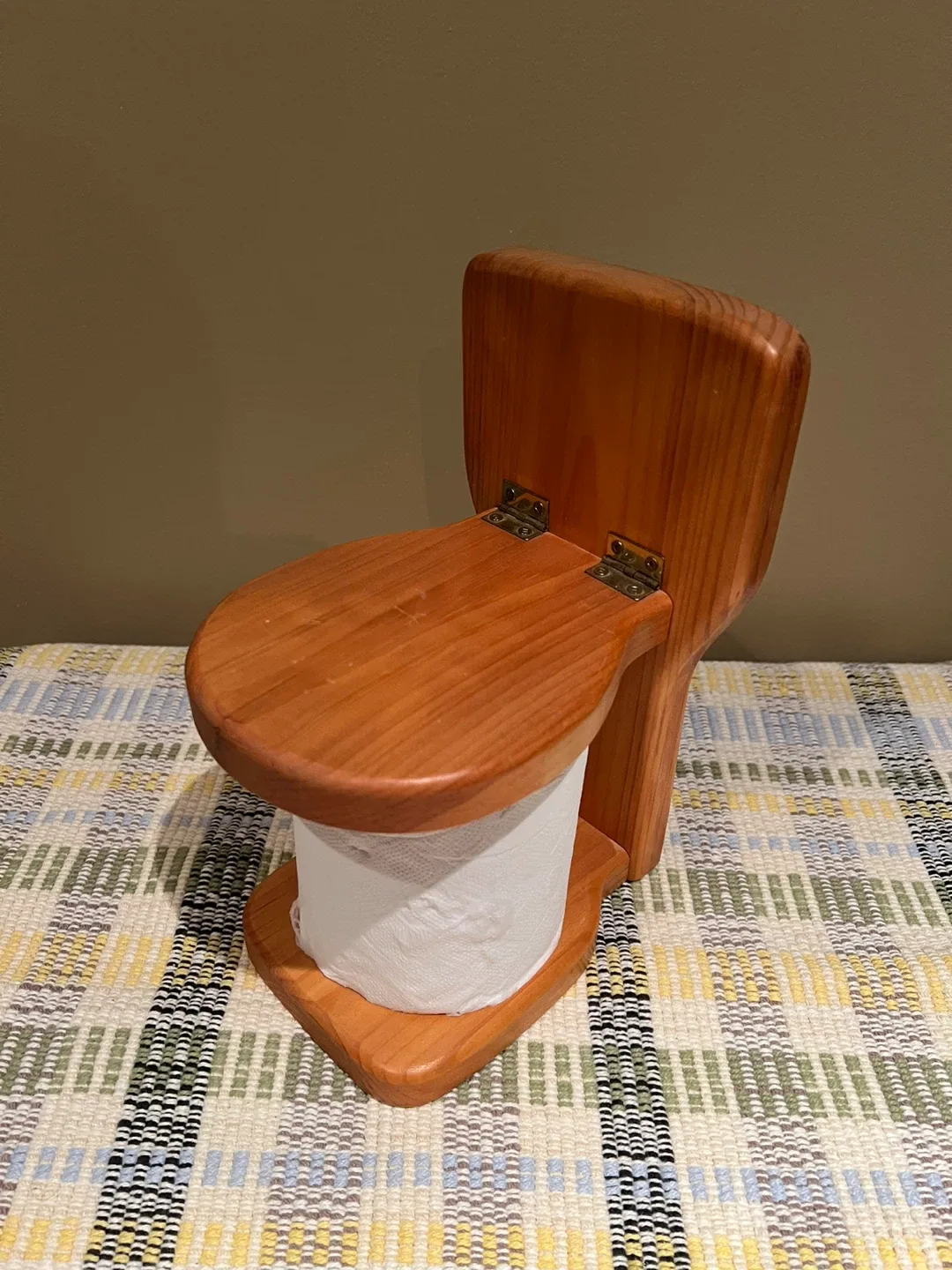 Wooden Toilet Paper Holder image indicator(3)
