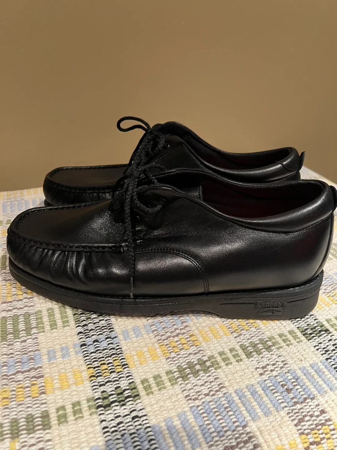 Dunham Men's Black Leather Shoes image indicator(2)