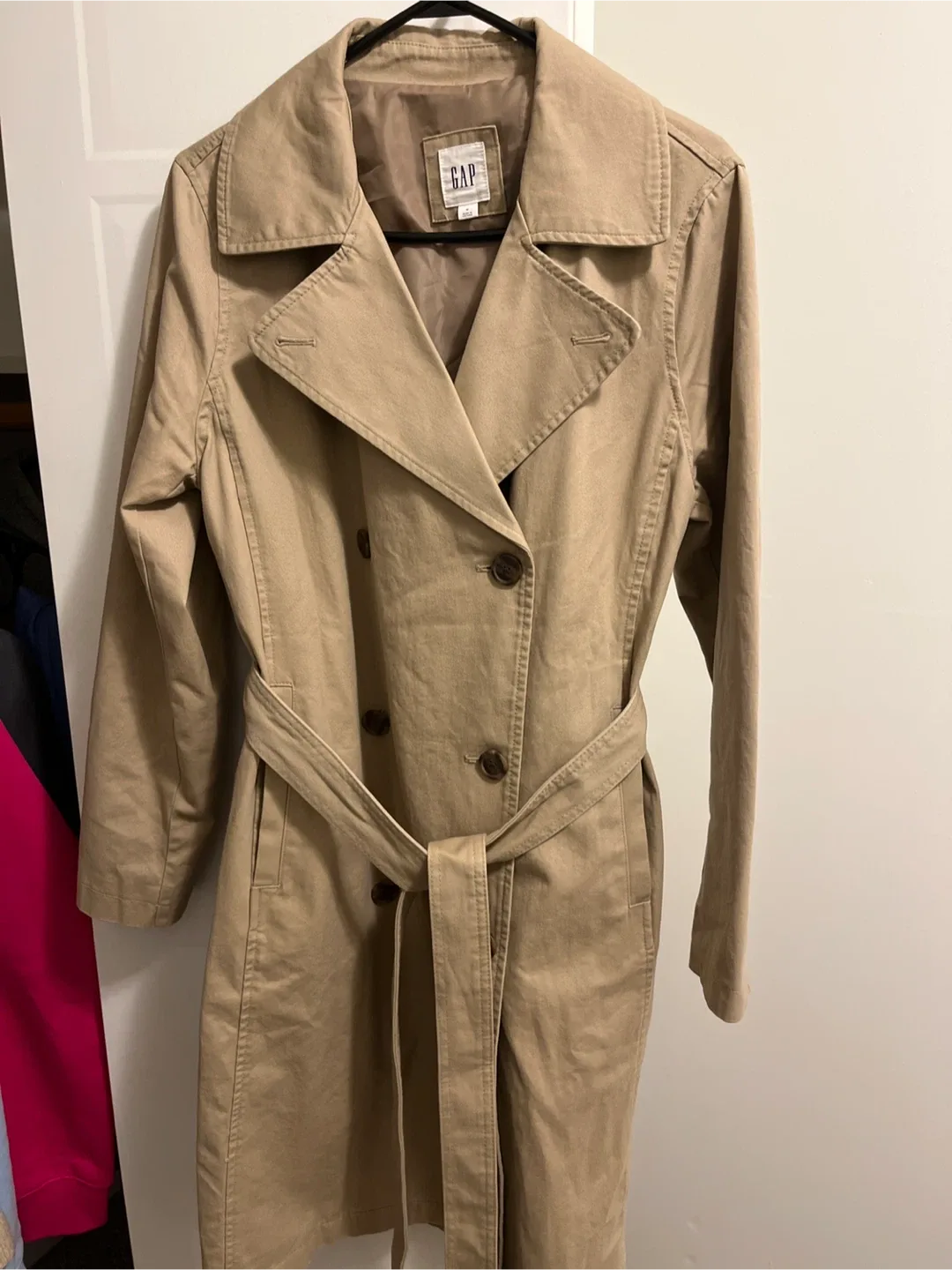 GAP Trench Coat - Size M - Beige