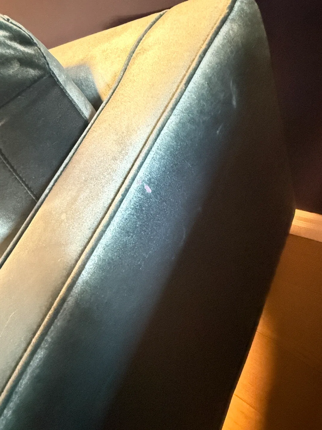 Sage Green Velvet Armchair image indicator(4)