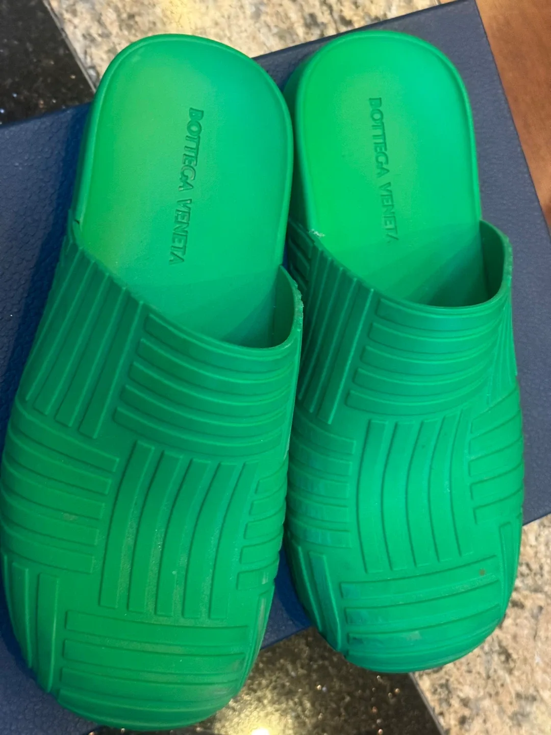 Bottega Veneta Rubber Slides Green image indicator(3)