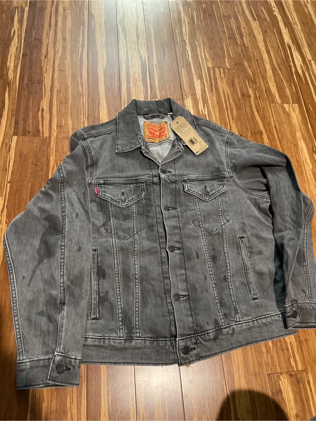 Levi's Denim Trucker Jacket - Gray - Size L image indicator(2)