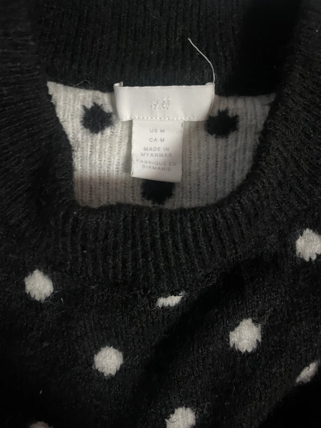 polka dot sweater - photo 3