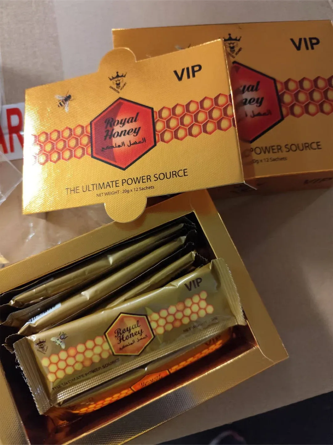 Royal Honey VIP - 12 x 10g Sachets