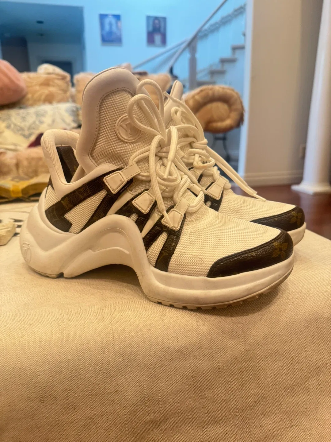 Louis Vuitton White Sneakers
