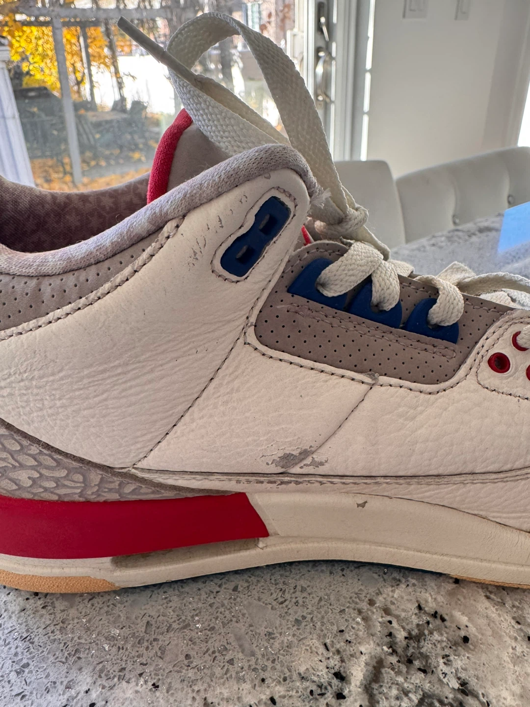 Air Jordan 3 Retro OG International Flight True Blue Men sz 10.5 - photo 5