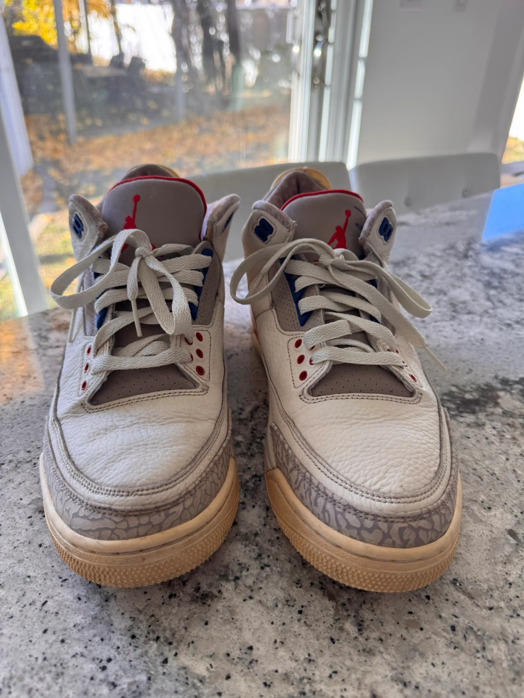 Air Jordan 3 Retro OG International Flight True Blue Men sz 10.5