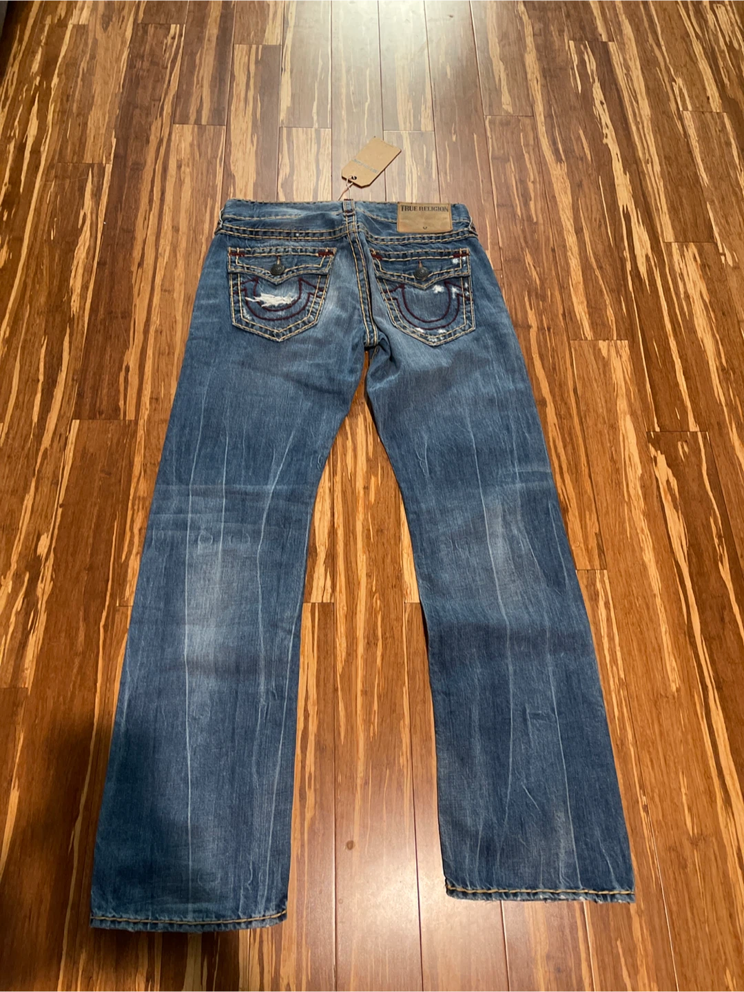 True Religion Ricky W Flap Super T Jeans Size 32 - photo 5