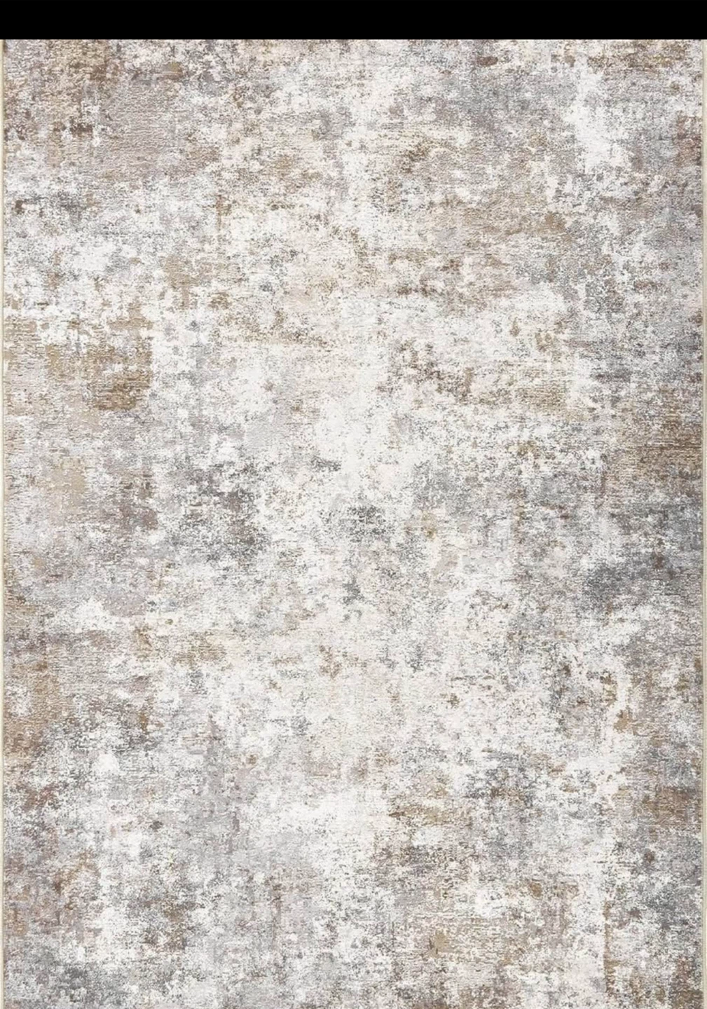 9x12 ft Area Rug Thickened - Washable Neutral- Brown grey - photo 3