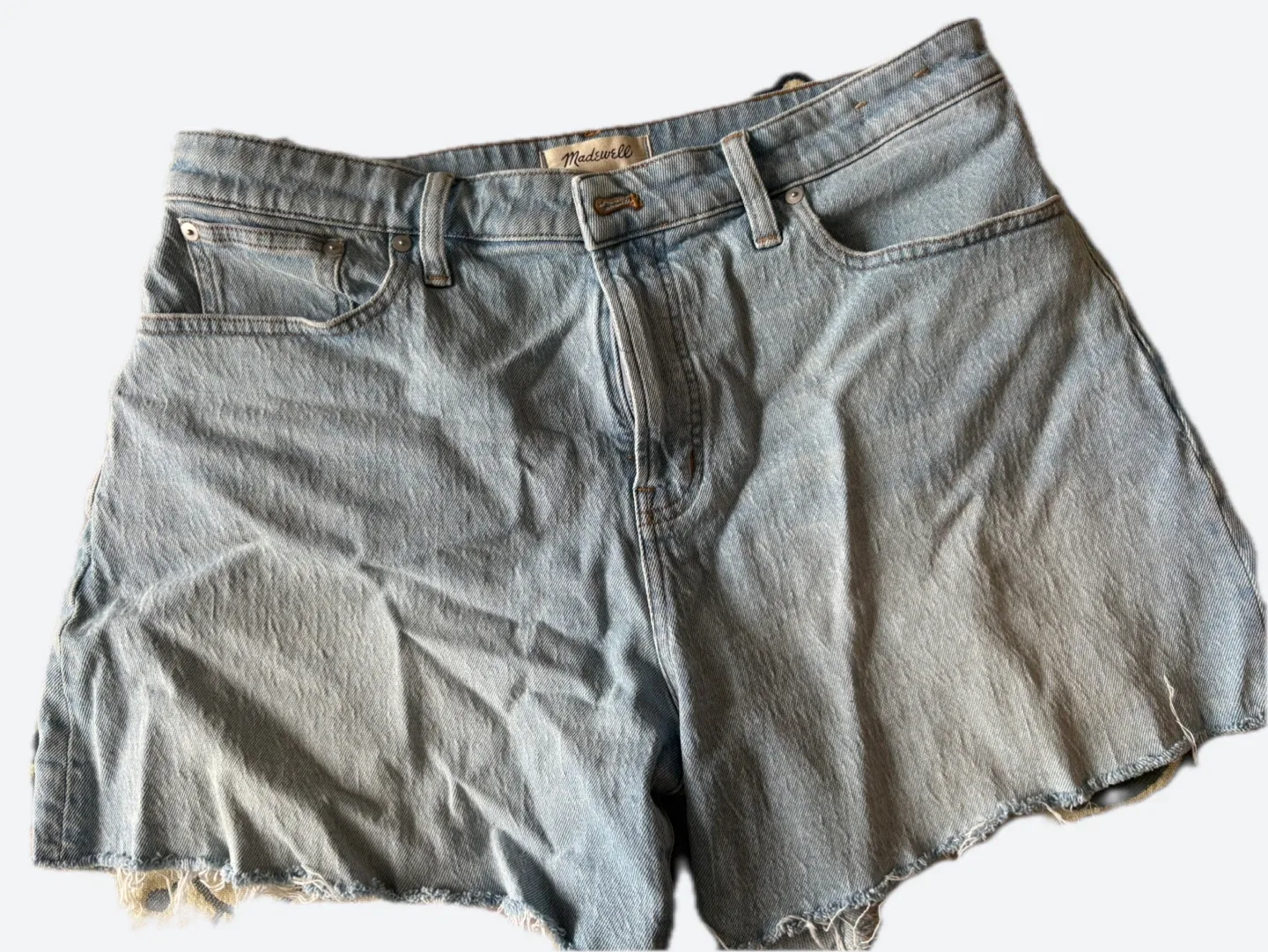 Madewell Curvy Perfect Mid-Length Jean Short - Size 32